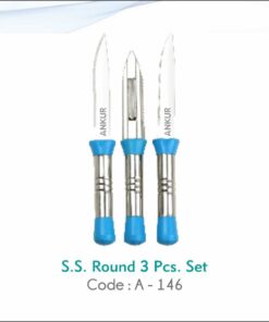 S.S Round 3 Pcs. Set