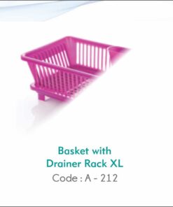 Basket With Drainer Rack