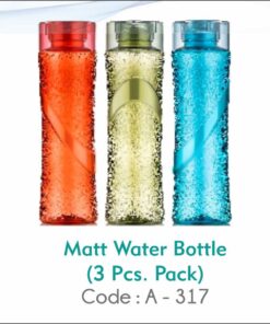 Matt Water Bottle (3 Pcs Set)