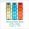 Diamond Water Bottle (3 Pcs Set)