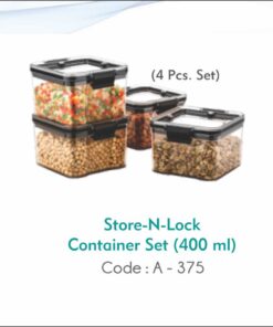 Store 'N' Lock Conatiner 400 ML  4 PCS PACK