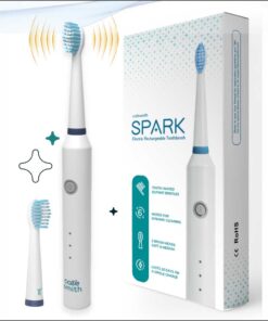 CareSmith Spark Rechargeable White Electric Toothbrushes