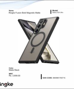 Ringke Fusion Bold Magnetic Matte Black - S24