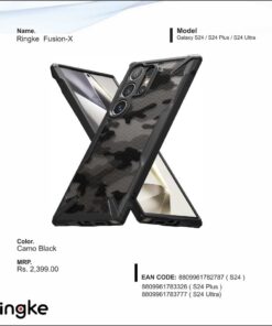 Ringke Fusion-X Camo Black - S24