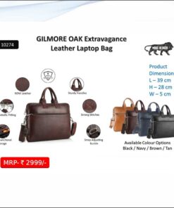 Gilmore Oak Leatherette Laptop Bag