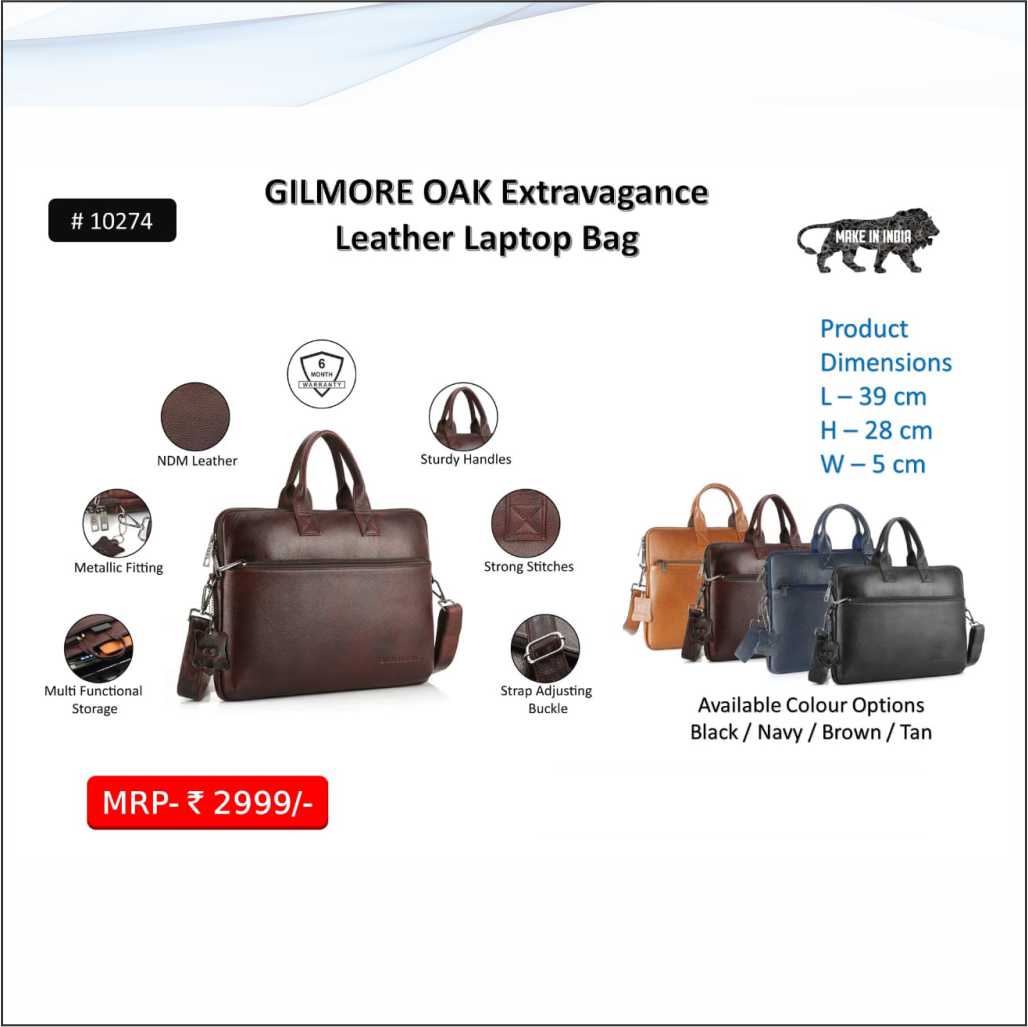 Gilmore oak laptop bag deals