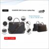 Gilmore Oak Canvas Laptop Bag