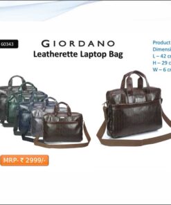 Giordano Leatherette Laptop Bag