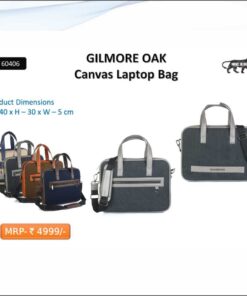 Gilmore Oak Canvas Laptop Bag