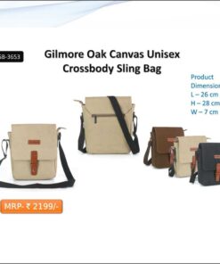 Gilmore Oak Canvas Sling  Bag