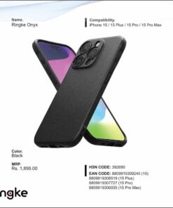 Ringke Onyx Black For Iphone 15
