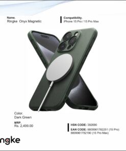 Ringke Onyx Magnetic Dark Green For Iphone 15