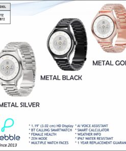 Pebble Ritz BT Calling Smart Watch