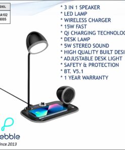 Pebble Aura 102 Table Lamp With Speaker