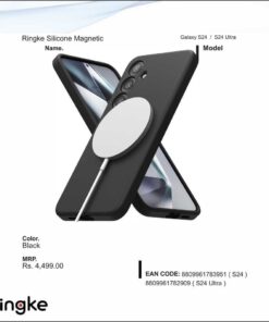 Ringke Silicone Magnetic Black - S24 & S24 Ultra