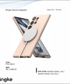 Ringke Silicone Pink Stand - S24 & S24 Ultra