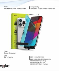 Ringke Full Cover Glass Screen For Iphone 15