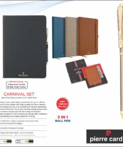 Pierre Cardin Carnival Set Of & Diary & Vista 2-In-1 Ball Pen