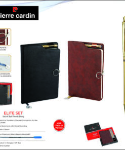 Pierre Cardin Elite Set of Ball Pen & Diary