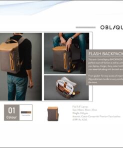 Oblique Flash Laptop Backpack