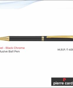Pierre Cardin Jewel Black Chrome Exclusive Ball Pen