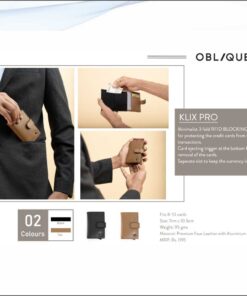 Oblique Klix Pro RFID Blocking Wallet