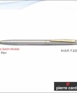 Pierre Cardin Kriss Satin Nickle Ball Pen