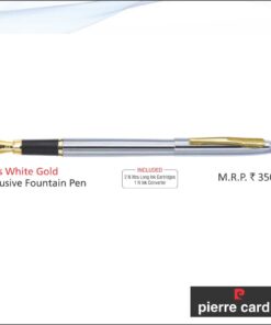 Pierre Cardin Kriss White Gold Exclusive Fountain Pen
