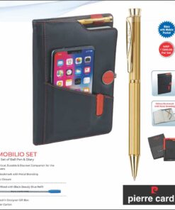 Pierre Cardin Mobilio Set Of Ball Pen & Diary