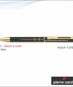 Pierre Cardin Pearl Black & Gold Ball Pen