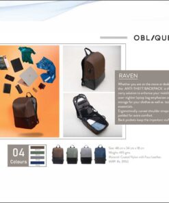 Oblique Raven Laptop Backpack