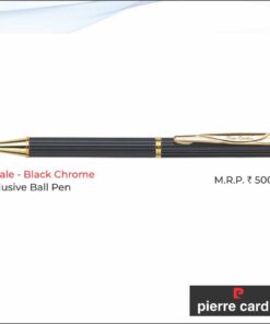Pierre Cardin Royale-Black Chrome Exclusive Ball Pen