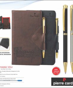 Pierre Cardin Thank You Set Of Ball Pen & Diary