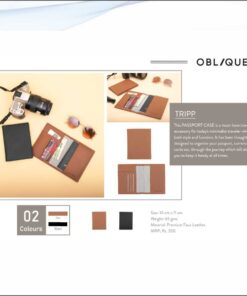 Oblique Tripp Passport Case