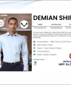 Jack and Jones Demian Shirt- Blue