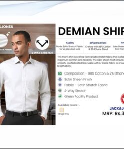 Jack and Jones Demian Shirt- Mirage Grey
