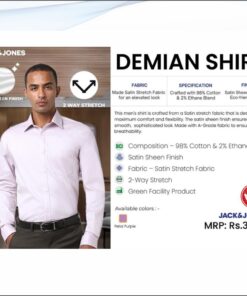 Jack and Jones Demian Shirt- Peral Purple