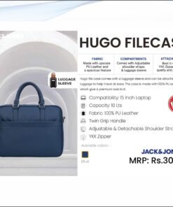 Jack and Jones Hugo Filecase Bag - Blue