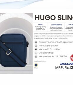 Jack and Jones Hugo Sling Bag - Blue