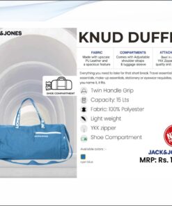 Jack and Jones Knud Duffle Bag - Cyan Blue