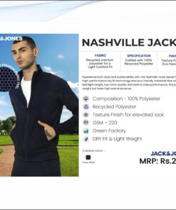 Jack and Jones Nashville Jacket - Navy Blue