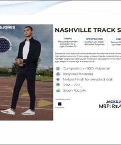 Jack and Jones Nashville Track Suit - Navy Blue