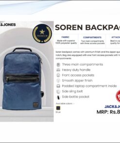 Jack and Jones Soren Backpack - Blue