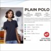Vero Moda Plain Polo Tshirt - Navy Blue