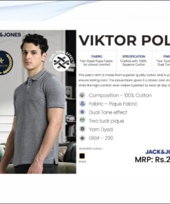 Jack and Jones Viktor Polo Tshirt - Black