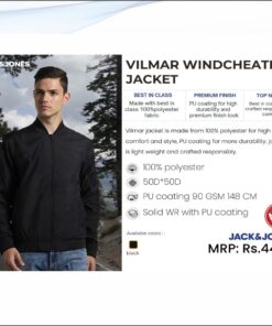Jack & Jones Vilmar Windcheater Jacket - Black