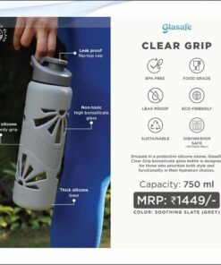 Glasafe Clear Grip Soothing Slate Grey - 750 ml