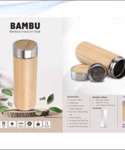 Bamboo Vaccum Flask - 450 ml