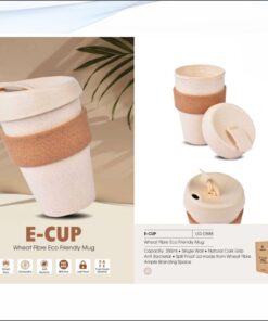 Wheat Fiber Mug with Cork Grip - 350 ml