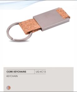 Cork Keychain